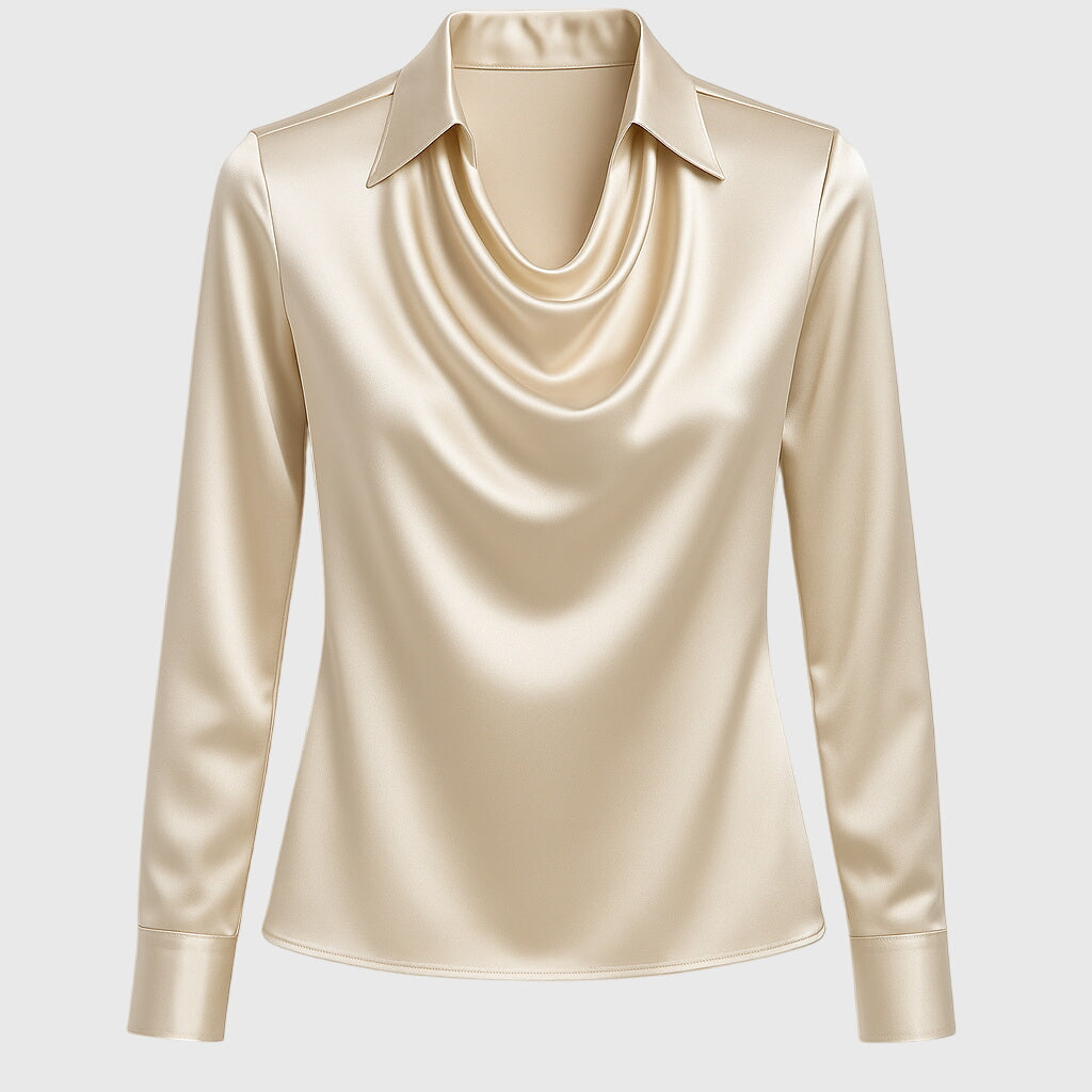 Elegante Luxe Dames Blouse met Lange Mouwen