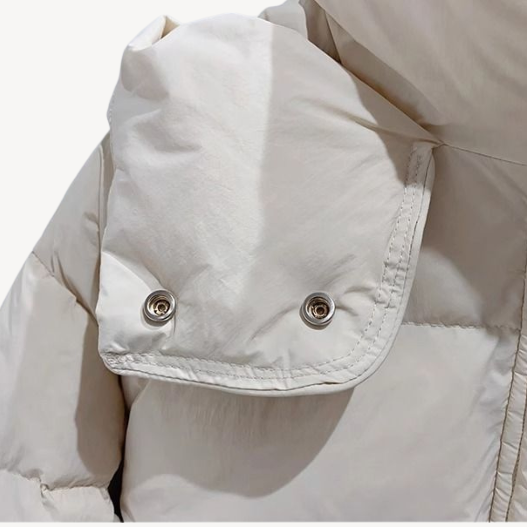 Trendy Warme Dames Puffer Jas met Capuchon