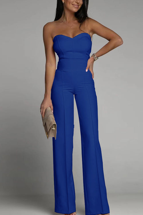 REFLEY SIGNATURE STRAPLESS JUMPSUIT