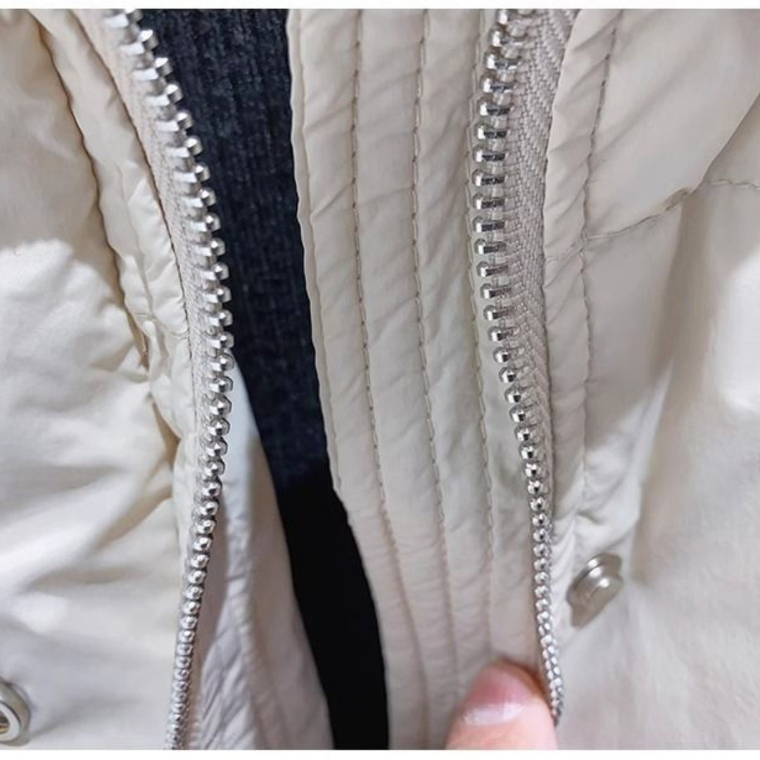 Trendy Warme Dames Puffer Jas met Capuchon