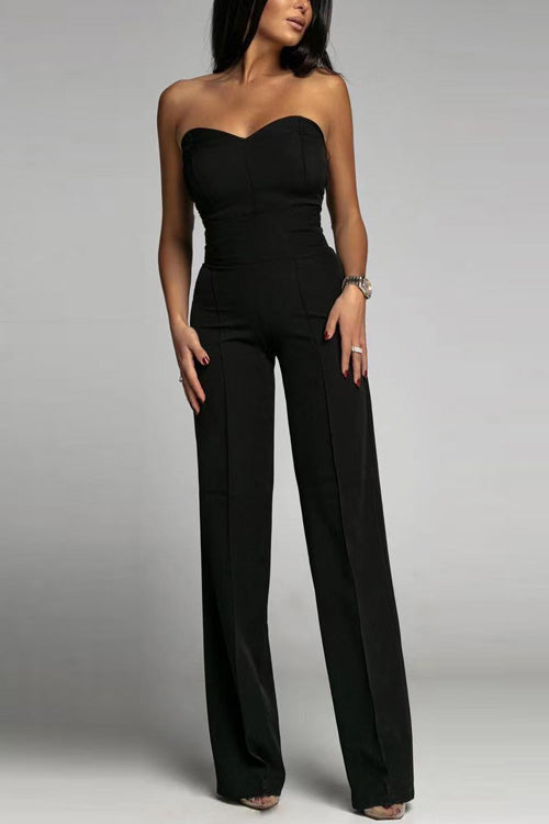 REFLEY SIGNATURE STRAPLESS JUMPSUIT