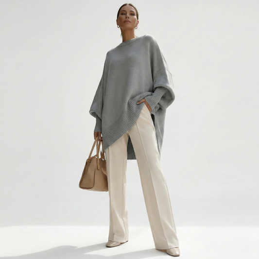 REFLEY ESSENTIALS OVERSIZED PONCHO PULLOVER