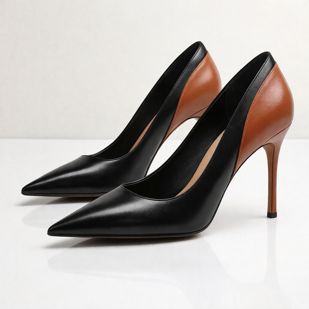 REFLEY SIGNATURE TWO-TONE HEELS