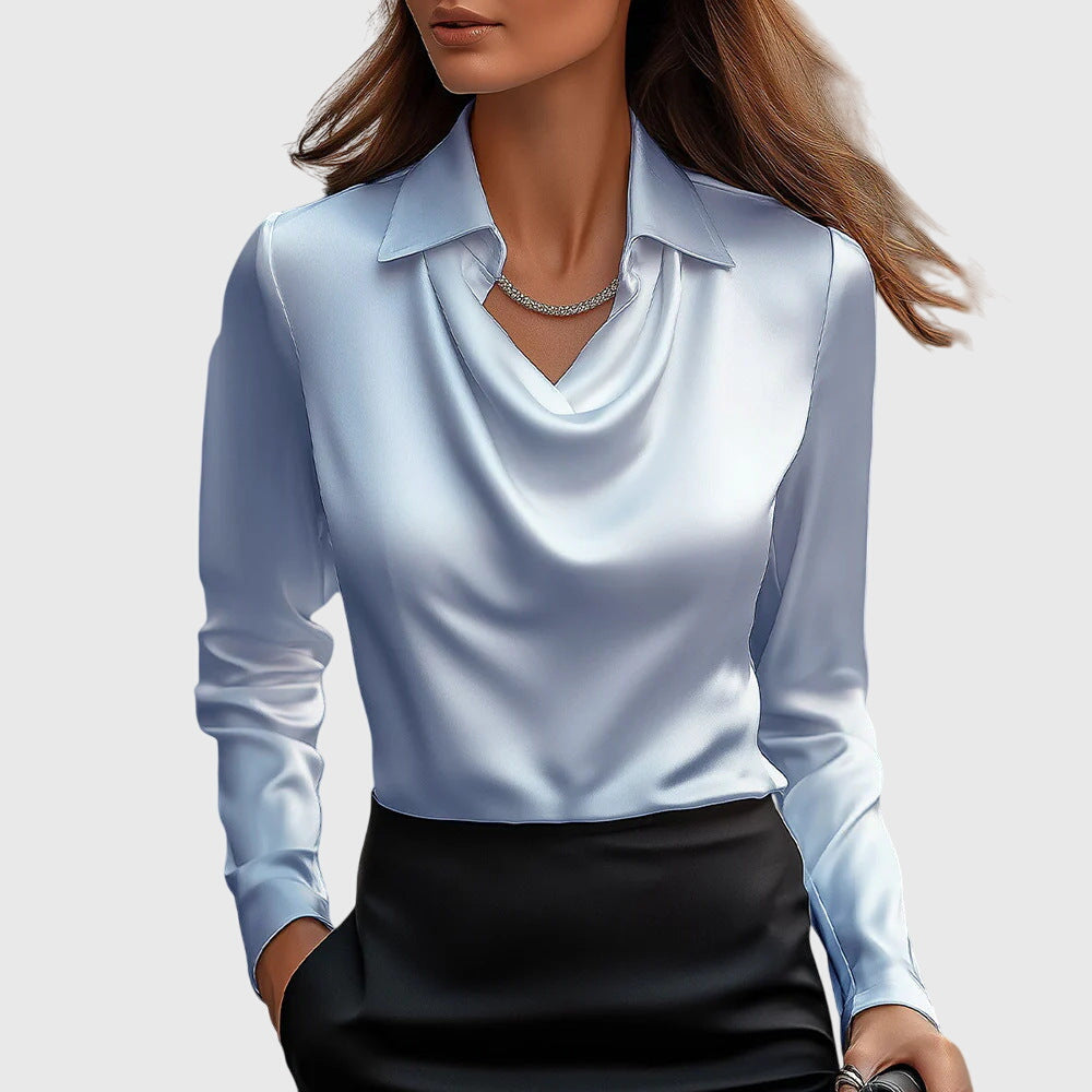 Elegante Luxe Dames Blouse met Lange Mouwen