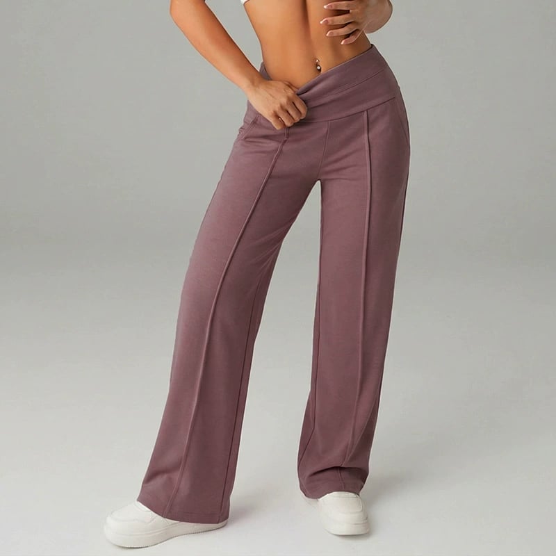 REFLEY ESSENTIALS WIDE STRAIGHT-LEG PANTS