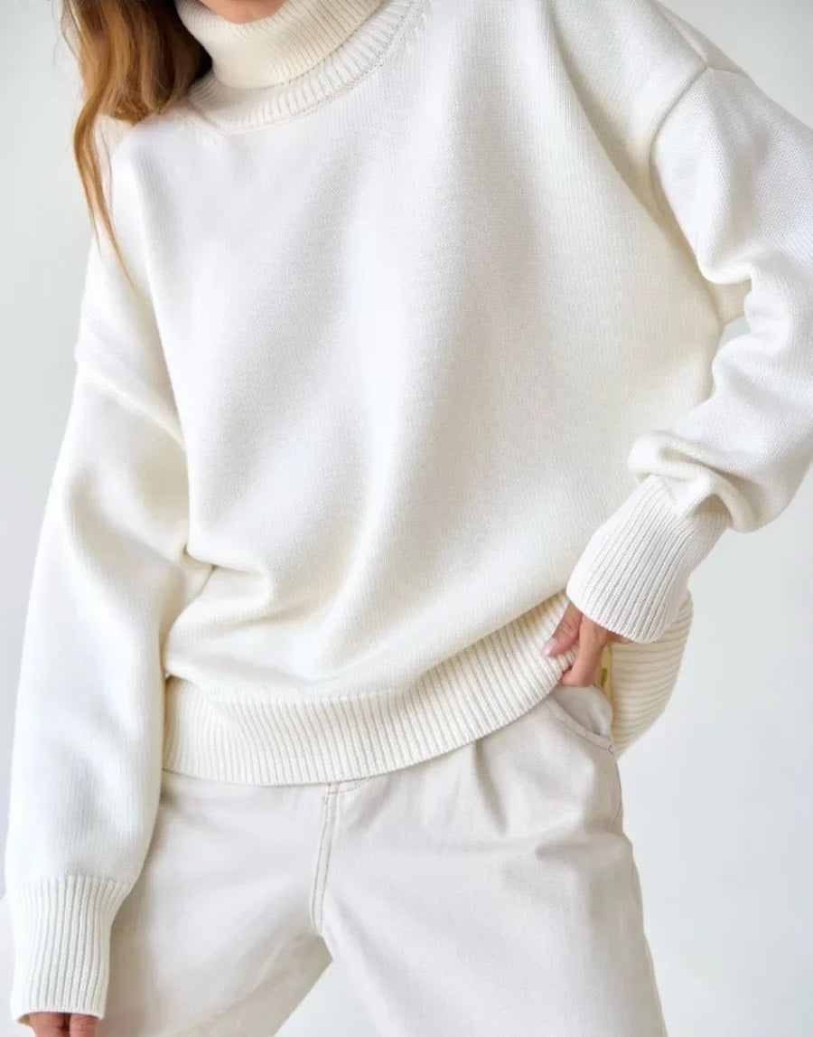 Romia | Gebreide Coltrui met Relaxed Fit