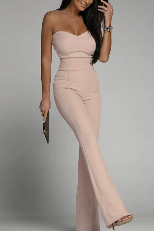 REFLEY SIGNATURE STRAPLESS JUMPSUIT