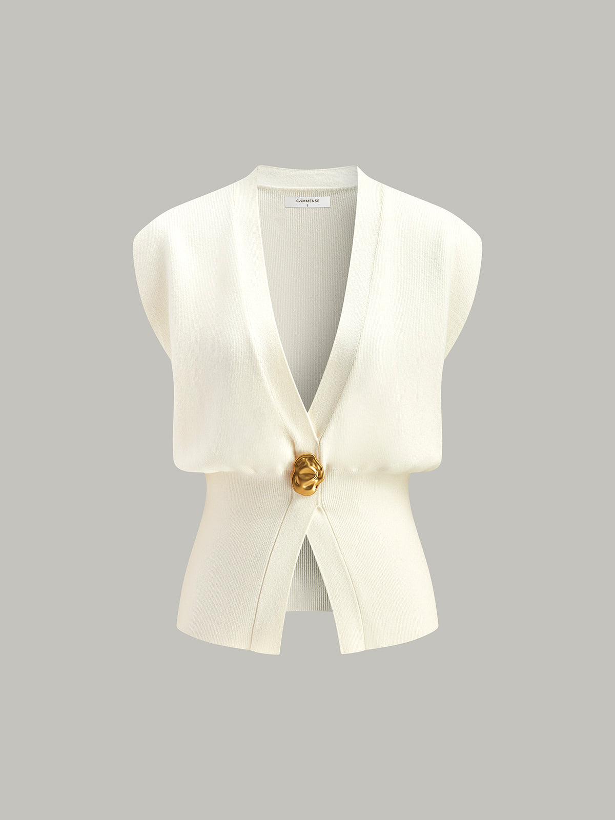 REFLEY SIGNATURE BUTTONED V-NECK VEST