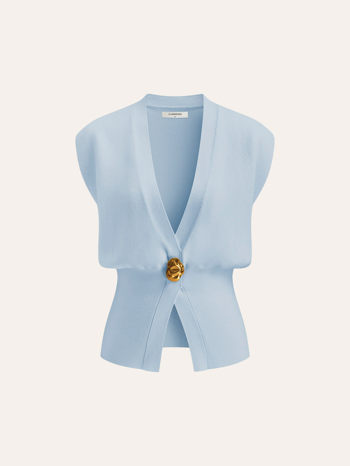 REFLEY SIGNATURE BUTTONED V-NECK VEST