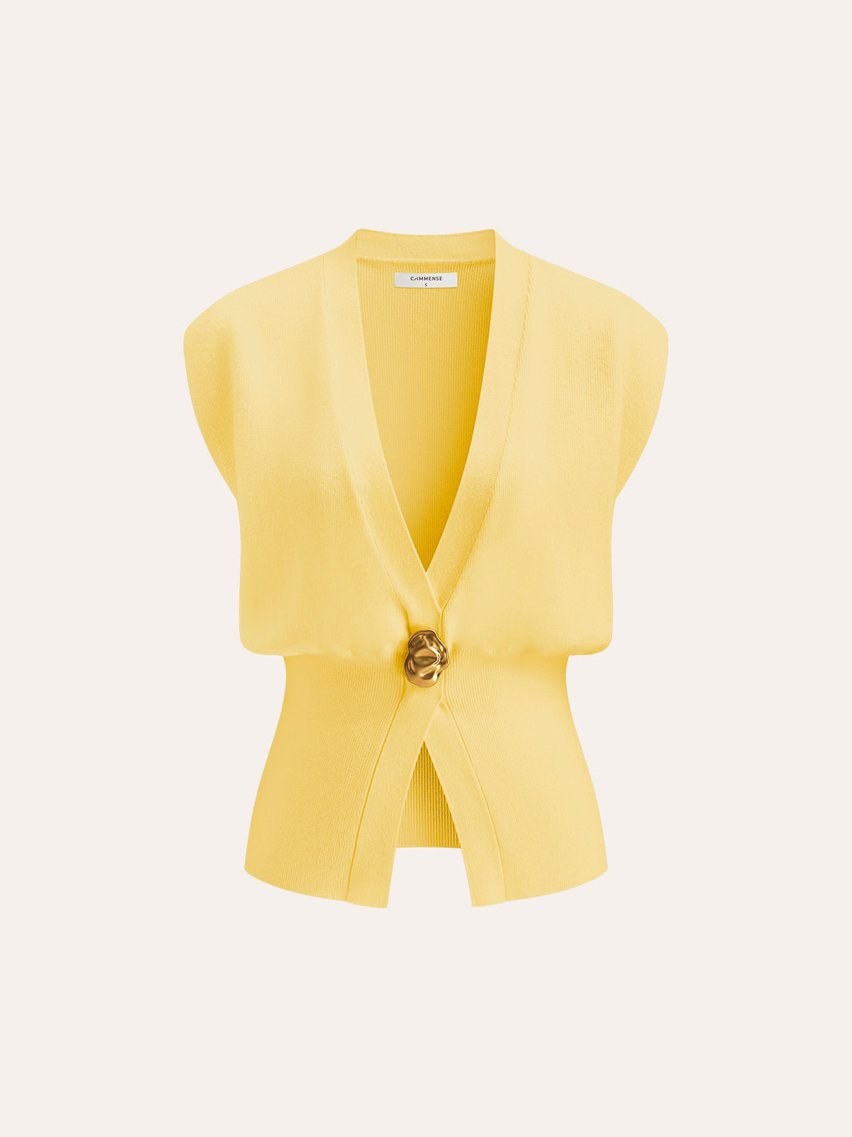 REFLEY SIGNATURE BUTTONED V-NECK VEST