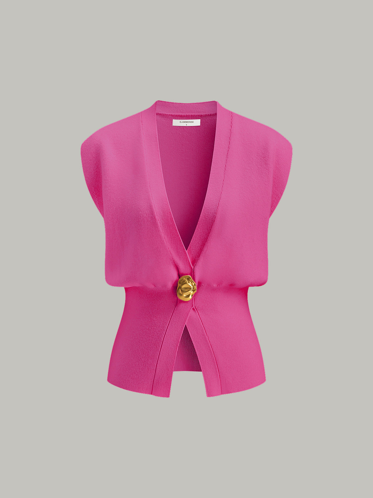 REFLEY SIGNATURE BUTTONED V-NECK VEST