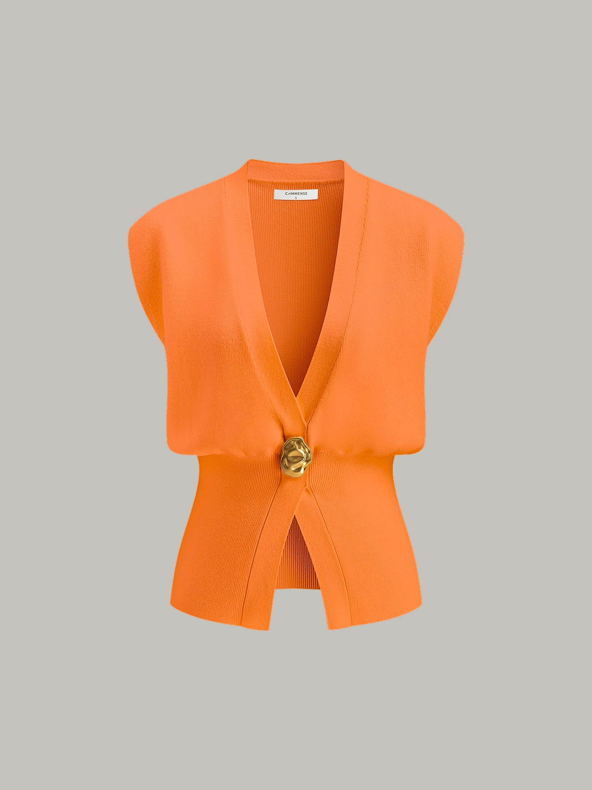 REFLEY SIGNATURE BUTTONED V-NECK VEST