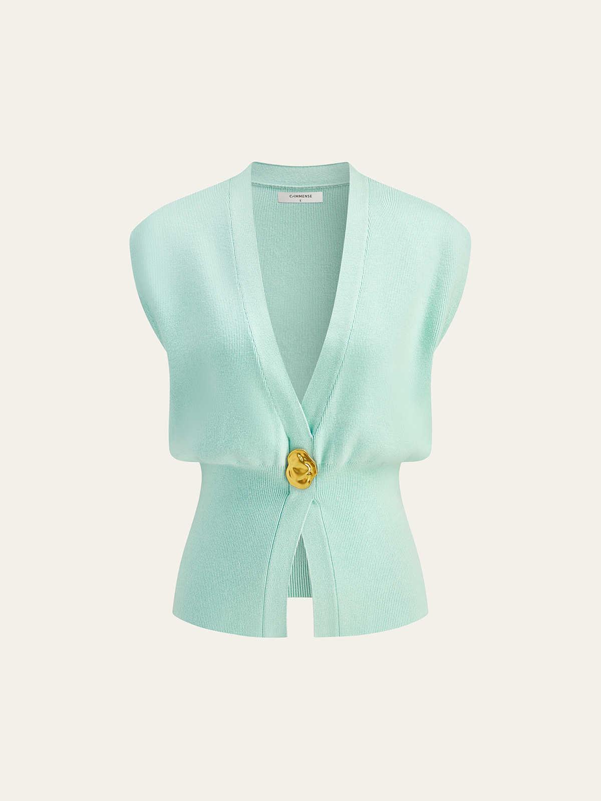 REFLEY SIGNATURE BUTTONED V-NECK VEST