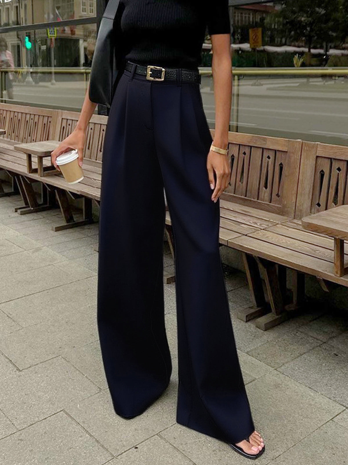 REFLEY ESSENTIALS WIDE LEG PANTS