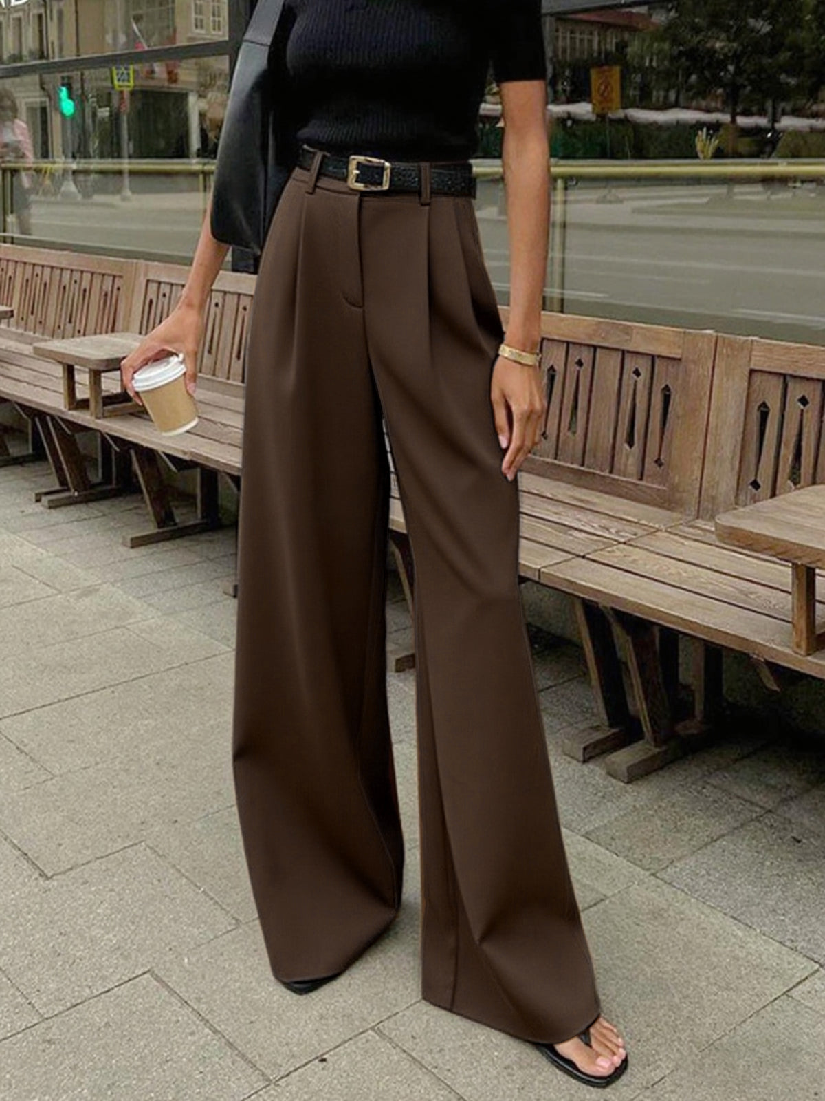 REFLEY ESSENTIALS WIDE LEG PANTS