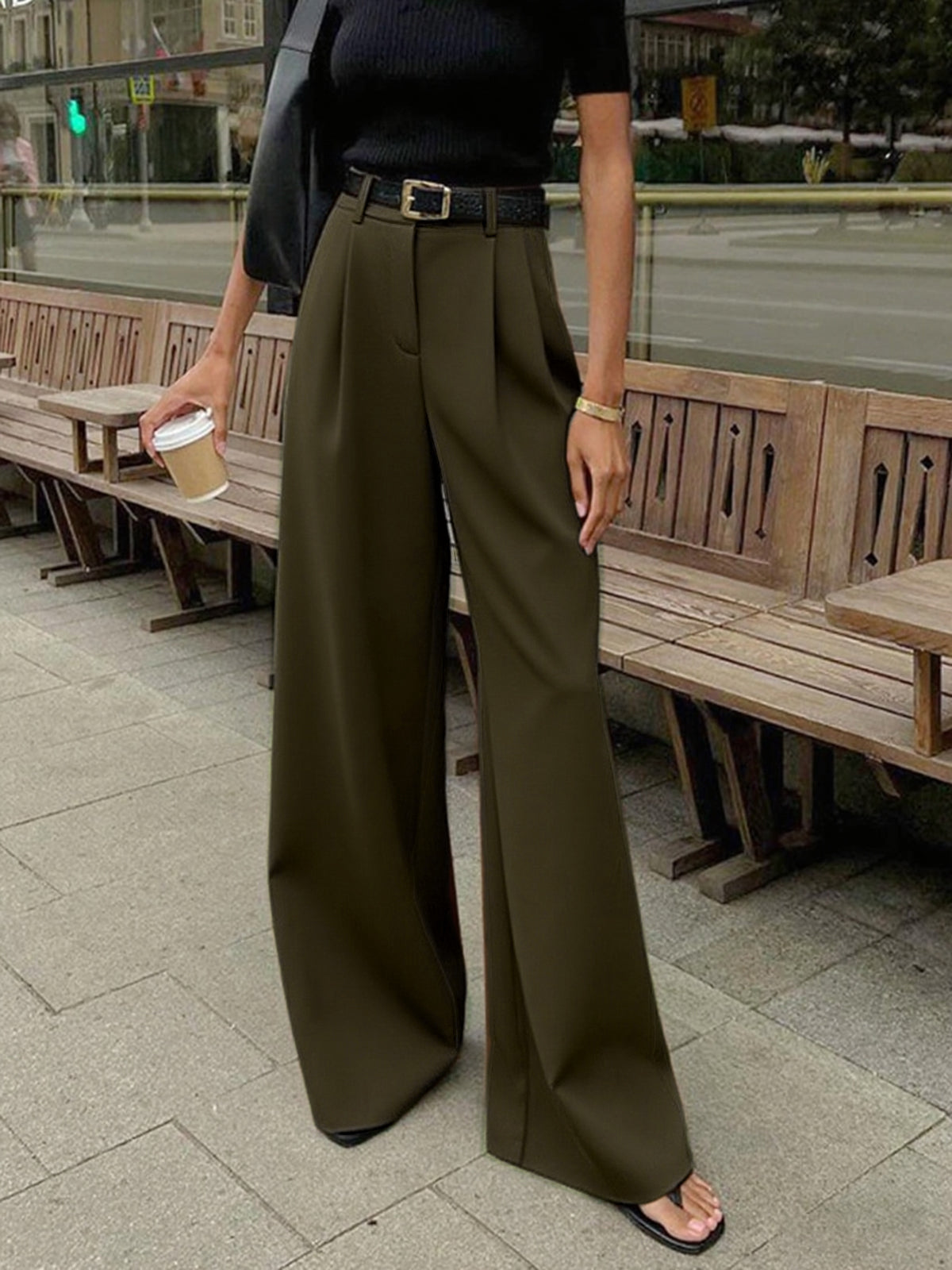 REFLEY ESSENTIALS WIDE LEG PANTS