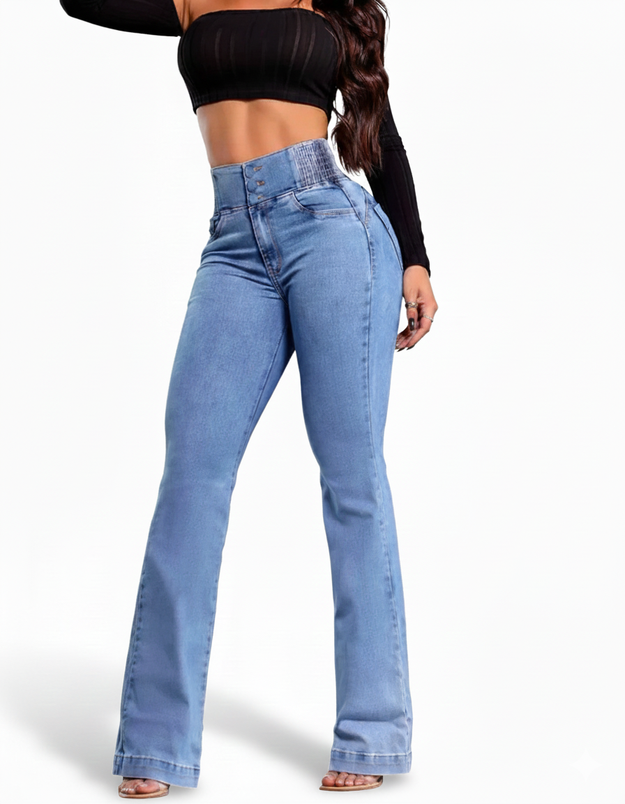 REFLEY SIGNATURE FLAIRED JEANS