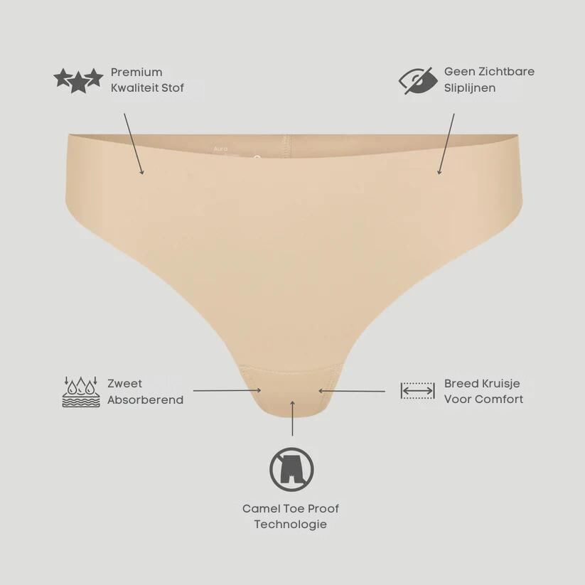 REFLEY™ Onzichtbare Camel Toe String