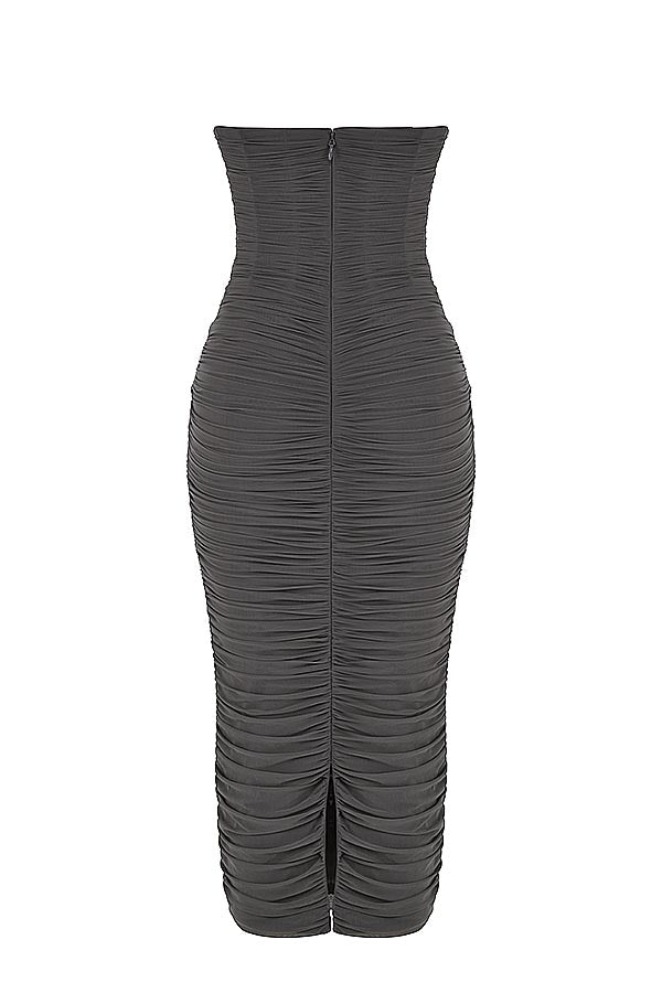 Heily | Strapless Bodycon Jurk met Ruches